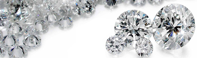 Loose round-cut diamonds