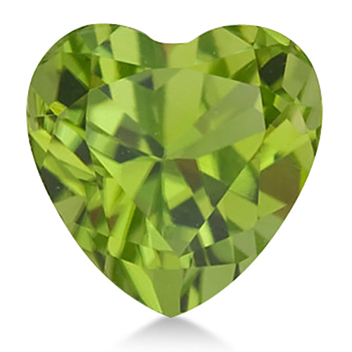 Heart shape Natural AAA Peridot Gemstone 7.5mm (1.90 ct)