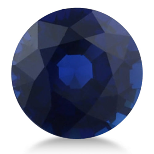 Round shape Natural A Blue Sapphire Gemstone 5.5mm (0.90 ct)