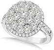 Cluster Style Engagement Rings Cluster Style Engagement Rings