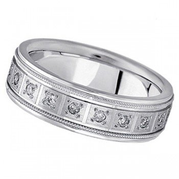 wedding bands for women wavy diamonds