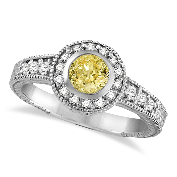 Shimmer Like the Sun with Yellow Diamond Rings