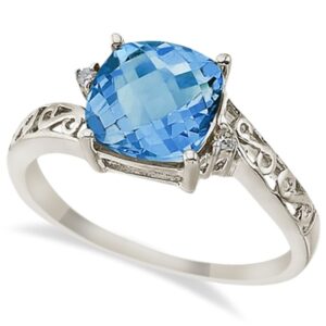 blue topaz ring