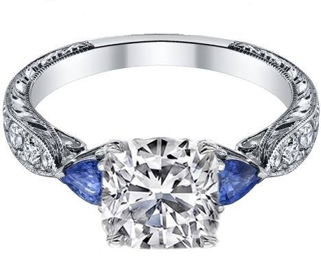 How to Find the Perfect Diamond & Sapphire Engagement Ring