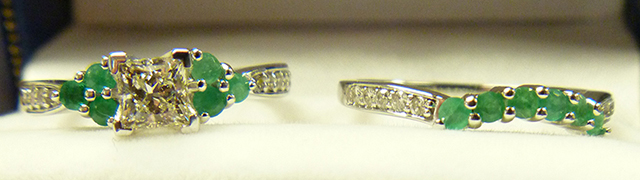 Emerald Engagement Rings & Wedding Bands from Allurez.com