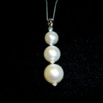 Freshwater Pearl & Diamond Necklace