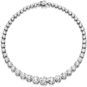 Bonhams'  $1.2 mil. 79.2 ct. triple-x cut diamond necklace