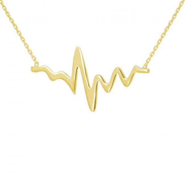 New Heartbeat Pulse Pendant Necklaces