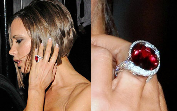 Victoria Beckham engagement rings, engagement rings, diamond engagement rings, diamond rings, celebrity engagement rings, extravagant engagement rings