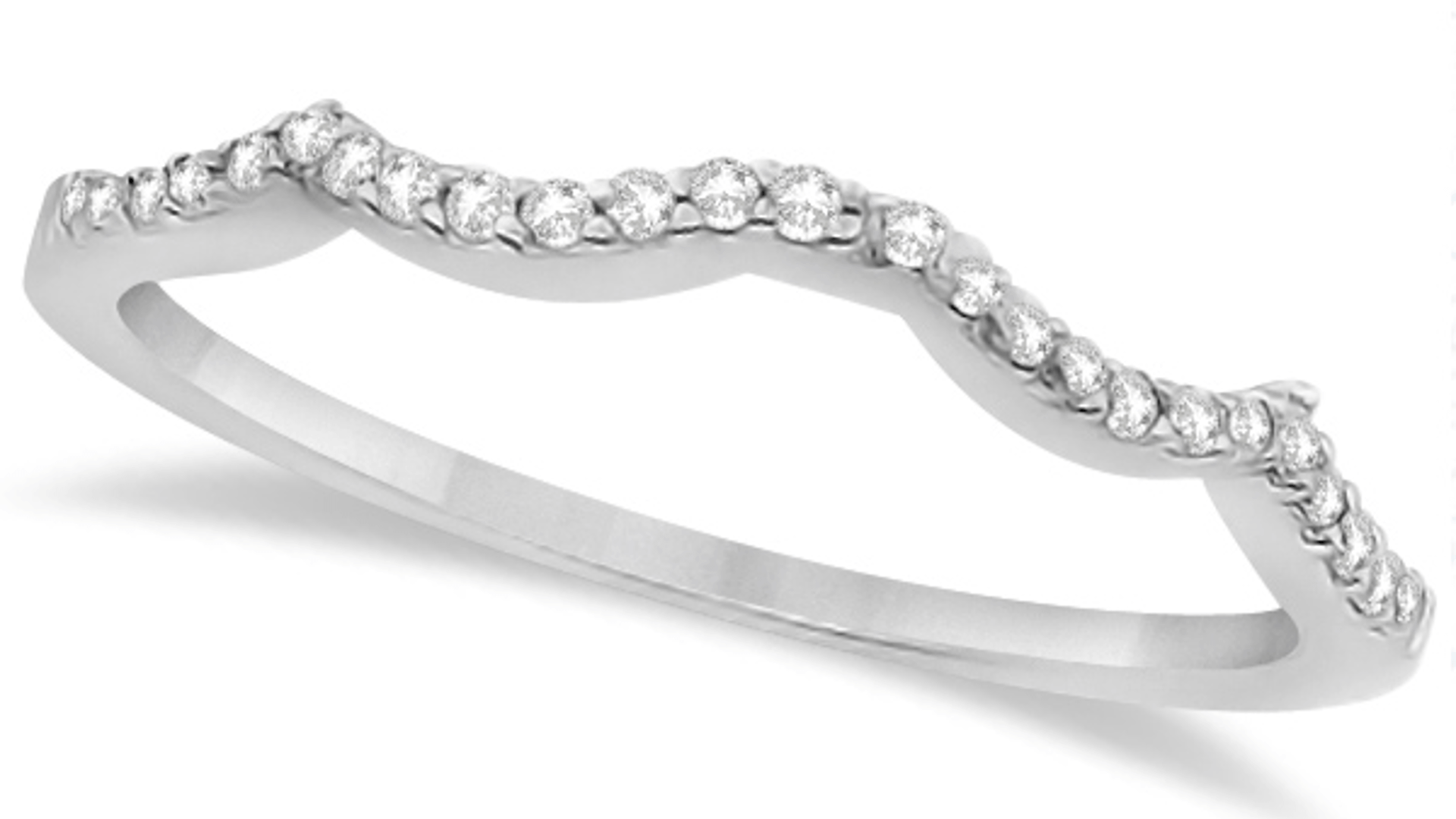 a contoured wedding band