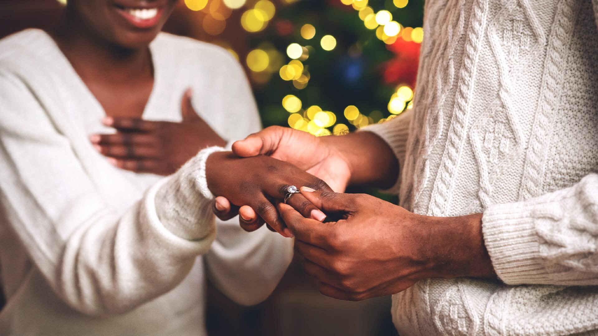 a Christmas Eve proposal