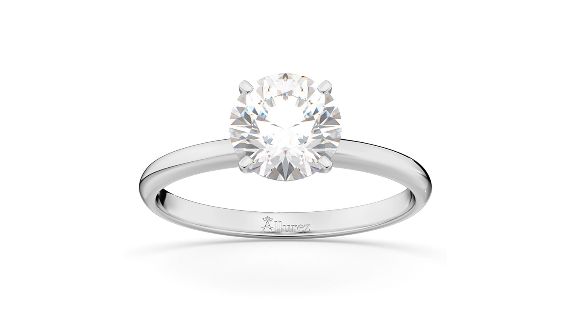 9 Perfect Engagement Rings for Your Forever Valentine: Diamond Solitaire Engagement Ring