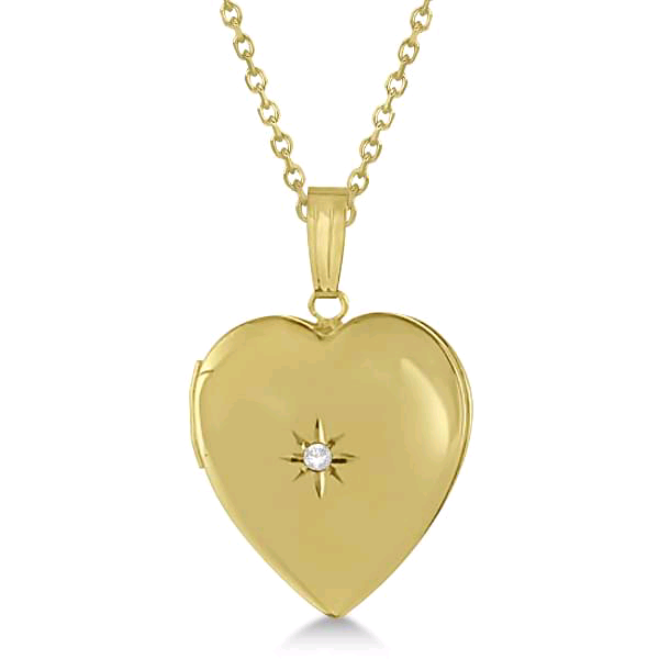 13 Valentine's Day Gift Ideas for Lovers_Ladies Heart Photo Locket