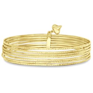 chunky gold metal bracelet