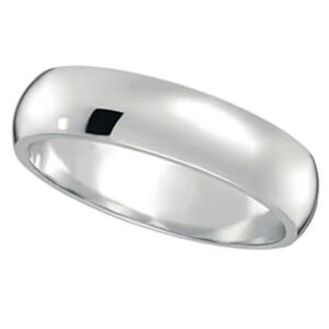 white gold men's wedding band