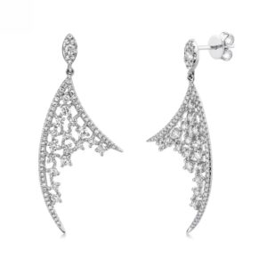 diamond chandelier earrings