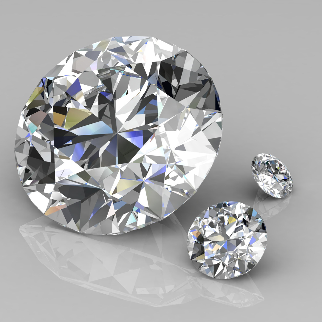 lab grown round-cut loose diamonds
