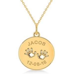 personalized baby name necklace