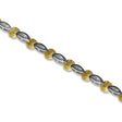 Diamond Baguette Bracelet in 14k Two Tone Gold (1.10ct)