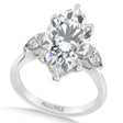 Marquise Lab Diamond Engagement Ring Platinum (6.00ct)