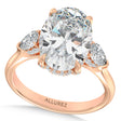Oval Lab Diamond Engagement Ring 14K Rose Gold (7.00ct)