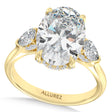 Oval Lab Diamond Engagement Ring 14K Yellow Gold (7.00ct)