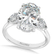 Oval Lab Diamond Engagement Ring Platinum (6.00ct)