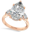 Pear Lab Diamond Engagement Ring 14K Rose Gold (7.00ct)