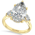 Pear Lab Diamond Engagement Ring 14K Yellow Gold (7.00ct)