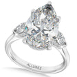 Pear Lab Diamond Engagement Ring Platinum (7.00ct)