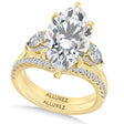 Marquise Lab Diamond Bridal Set 14K Yellow Gold (6.33ct)