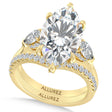 Marquise Lab Diamond Bridal Set 14K Yellow Gold (7.33ct)