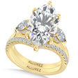 Marquise Lab Diamond Bridal Set 14K Yellow Gold (8.33ct)