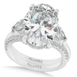Oval Lab Diamond Bridal Set Platinum (8.33ct)