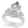 Pear Lab Diamond Bridal Set Platinum (5.33ct)