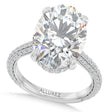 Oval Lab Diamond Engagement Ring Platinum (4.90ct)