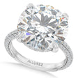 Round Lab Diamond Engagement Ring Platinum (8.90ct)