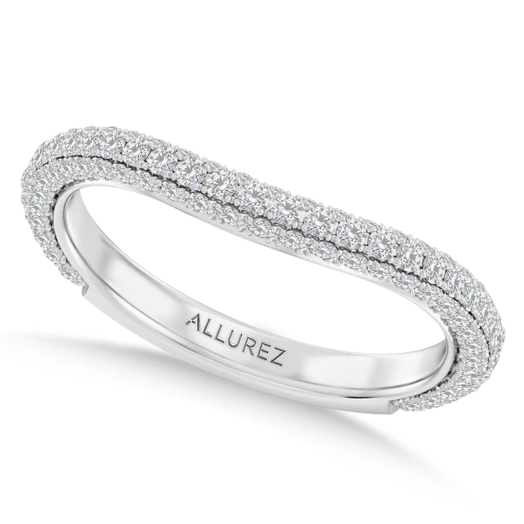 Emerald Lab Diamond Bridal Set 14K White Gold (5.77ct)