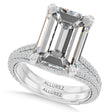 Emerald Lab Diamond Bridal Set Platinum (9.77ct)
