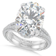 Oval Lab Diamond Bridal Set Platinum (9.77ct)