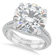 Round Lab Diamond Bridal Set Platinum (9.77ct)