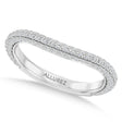 Round Lab Diamond Wedding Ring Band 14K White Gold (0.87ct)