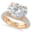 East-West Oval Lab Diamond Bridal Set 14K Rose Gold (9.77ct)