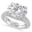 East-West Oval Lab Diamond Bridal Set Platinum (9.77ct)