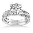 Diamond Round-Set Semi-Eternity Bridal Set Palladium (2.62ct)