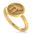 Jewish Chai Ring 14K Yellow Gold
