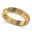 Diamond Zodiac Signs Ring 14K Yellow Gold (0.16ct)