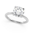 Lab Diamond Solitaire Engagement Ring 14K White Gold (3.00ct)