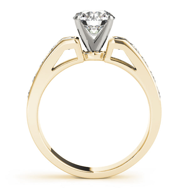 Diamond Princess-cut Channel Bridal Set 14k Yellow Gold 2.20ct