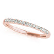 Diamond Wedding Ring Band 14k Rose Gold (0.23ct)